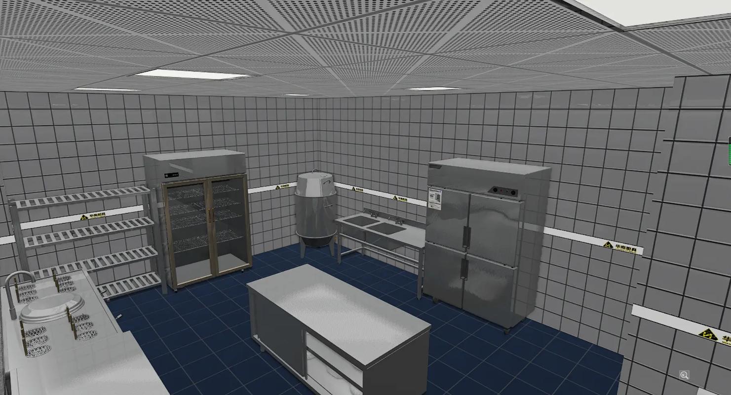 工廠食堂效果圖部分展示——廚房專業(yè)設(shè)計(jì)的重要性